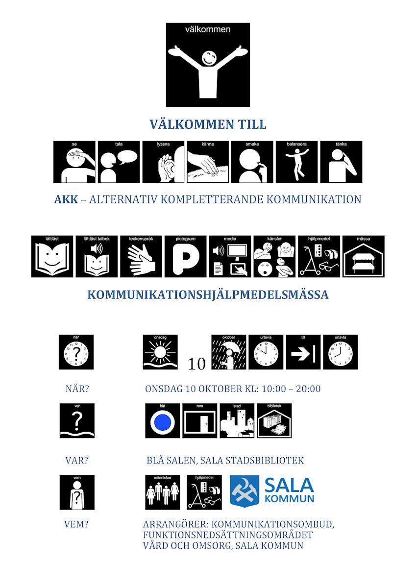 Välkommen till mässa för Alternativ Kompletterande Kommunikation